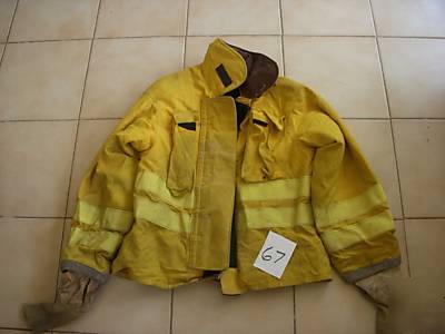 Firefighter coat fireman turnout bunker gear jacket 67