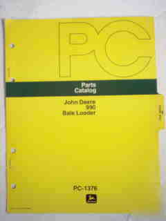 John deere 990 bale loader parts catalog-nice 