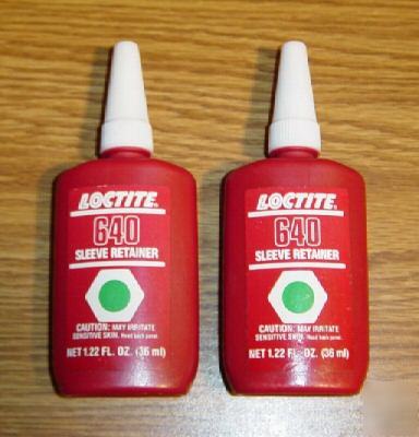 Loctite 640 sleeve retainer (2 bottles)