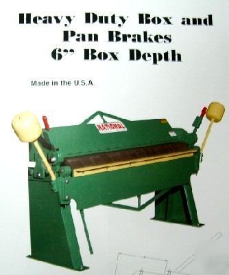 New 16 ga. x 10' national box&pan brake U6-12016 (20885)