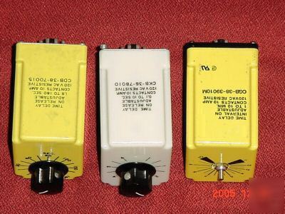 New 3 brand potter & brumfield on -time delay relay's