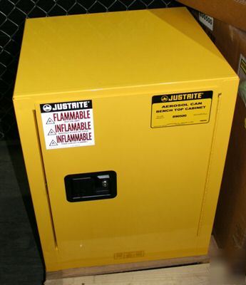 New justrite 890500 flammable safety storage cabinet 