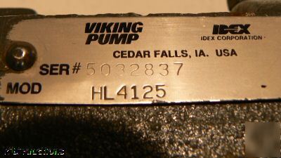 New viking HL4125 hydraulic gear pump 