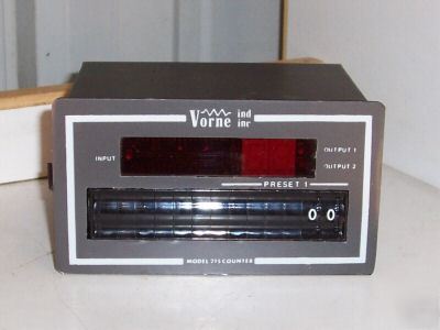 New vorne industries 215-22-sl-r-ox counter 