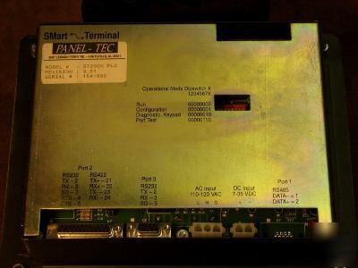Panel tec ST2000 operator interface smart terminal