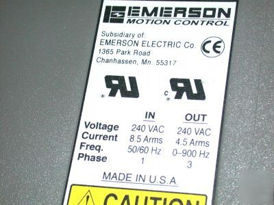 Very nice emerson servo drive model en-204 w/ fm-2 mod