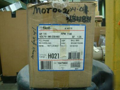 A.o. smith centry ac motor h-021 1/4HP 1PH 460V 