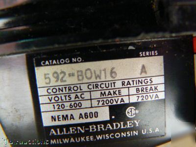 Ab allen bradley nema 1 509-bob motor starter