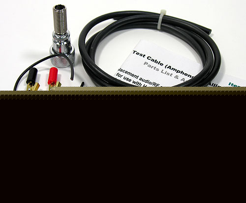 Amphenol 75-MC1F alligator clip cable vintagetest kit