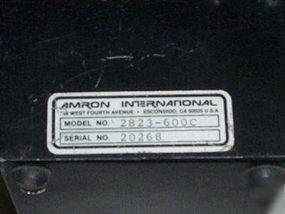 Amron international battery charger 2823-600C