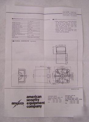 Amseco ssx-51S sirens strobes flashing lights