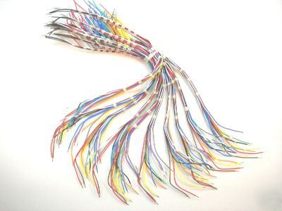 Breadboad / hobby jumper wires, multicolor,(lot of 110)