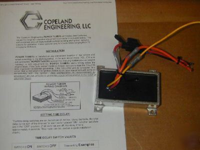 Copeland engineering power tamer vehicle power timer