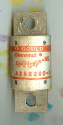 Ferraz shawmut A25X200-4 fuse A25X 200 amp A25X200 4