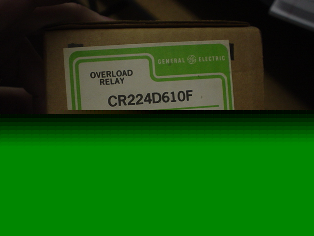 Ge CR224D610F overload relay