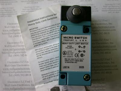 Honeywell LSE1A 0025 micro switch sensing & control 