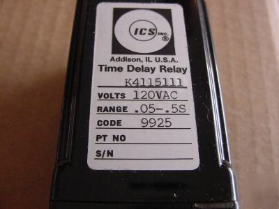 Ics time delay relay model K4115111