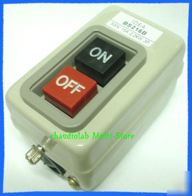 New 3X heavy duty power pushbutton switch 2.2KW #1501