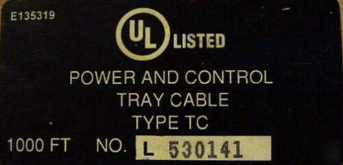 New CAT5 cable- 1000'- -instrumentation cable-no res