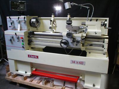 New clark precision 14X40 gap-bed lathe loaded tooling