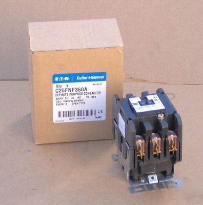 New eaton C25FNF360A contactor cutler hammer