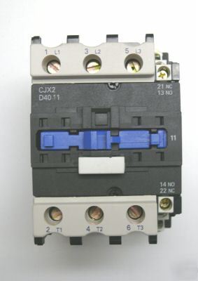 New - motor starter contactor - up to 22 hp 3 phase