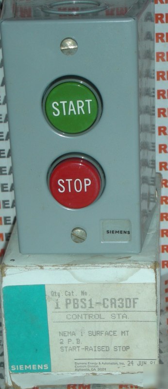 New siemens control station PBS1-CA3DF start stop 