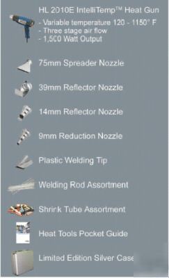 New steinel heat gun shrink tubing plastic welding kit 