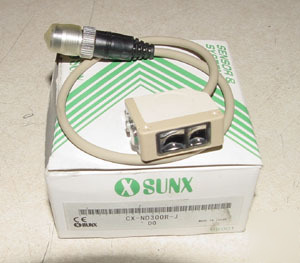New sunx reflective photoelectric sensor cx-ND300R-j 