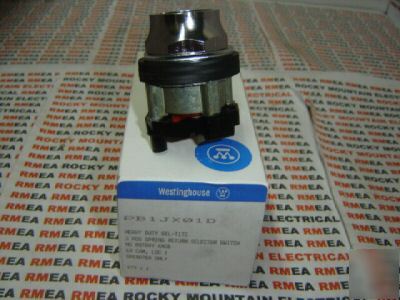 New westinghouse selector switch PB1JX01D oil tight
