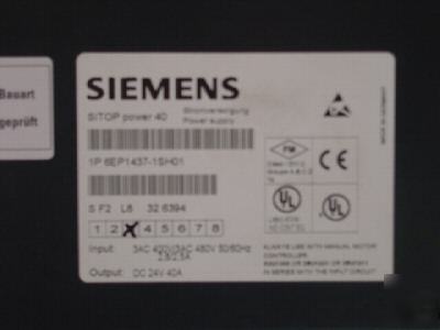 Siemens power supply - model # 1P6EP14371SHO1