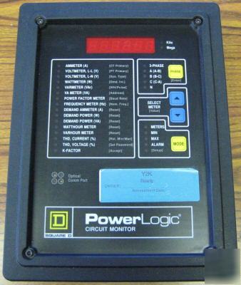 Square d powerlogic circuit monitor class 3020 cm-2050