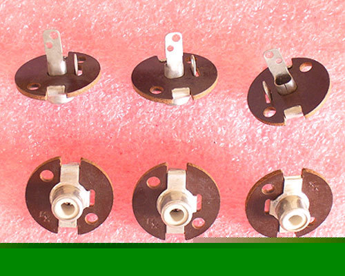 Switchcraft chassis mount mono rca jacks - 6 pcs