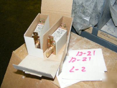 4 littelfuse/bussman NH00C 80A NH00CG 80