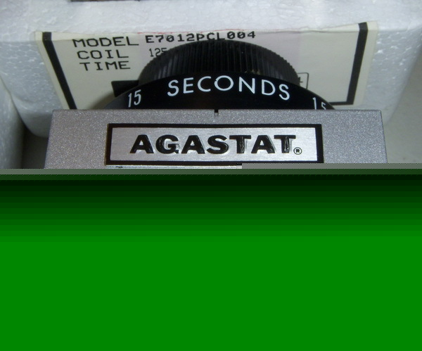 Agastat timing relay E7012PCL004 125 vdc 1.5 - 15 sec