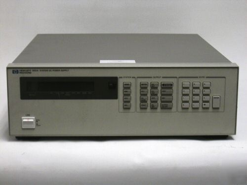 Agilent 6621A dual output dc supply hewlett packard