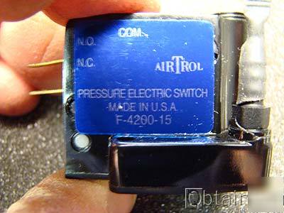 Airtronic pneumatic pressure switch f-4200-15 unused