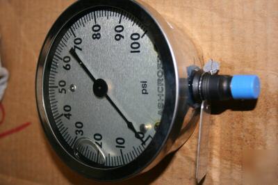 Ashcroft general services gauge 100 psi - 1/4 npt 