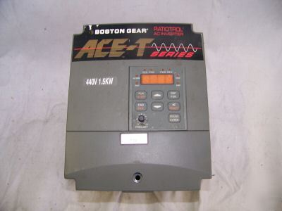 Boston gear ace-t ac inverter 460V-3P-2 hp nice 