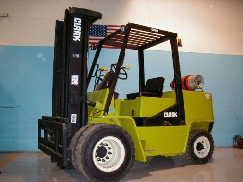 Clark 10,000 lb fork lift pneumatic 10000# forklift 