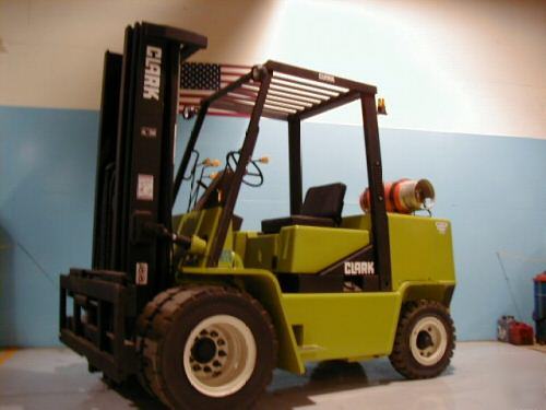 Clark 10,000 lb fork lift pneumatic 10000# forklift 