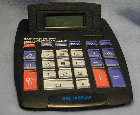 Desktop calculator- big numbers