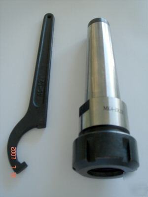 ER32 MT4 M16 collet chuck & key cnc milling lathe #A77 