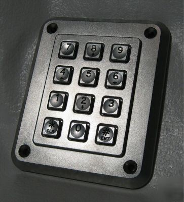 New 12 key pad vandal-resistant storm 1000 