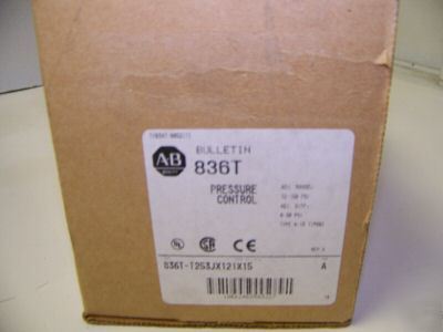 New allen bradley 836T-T253JX121X15 pressure control 