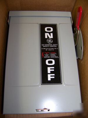 New ge rainproof TG3221R safety switch 30 amp 240 v 