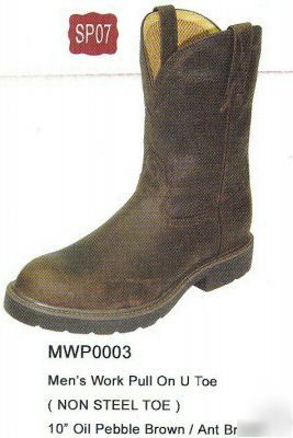 New mens twisted x oiled brown non steel work boot 13D