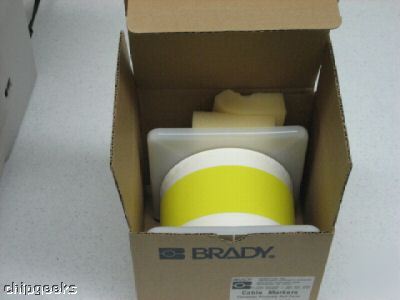 New rcm-637-2.0-yl brady continuous cable marking label 