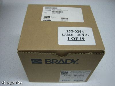 New rcm-637-2.0-yl brady continuous cable marking label 