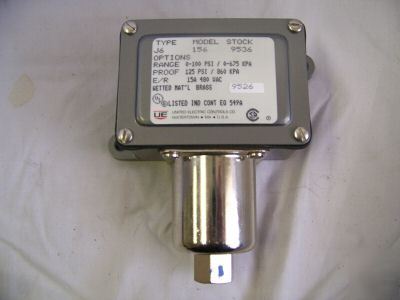 New united electric pressure switchtype J6 model 156